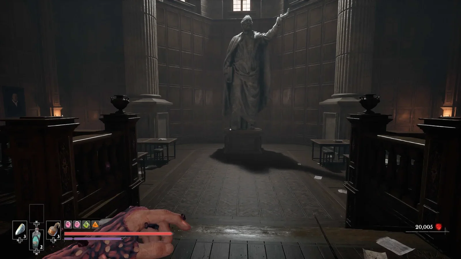 Chest Location: Behind the statue.