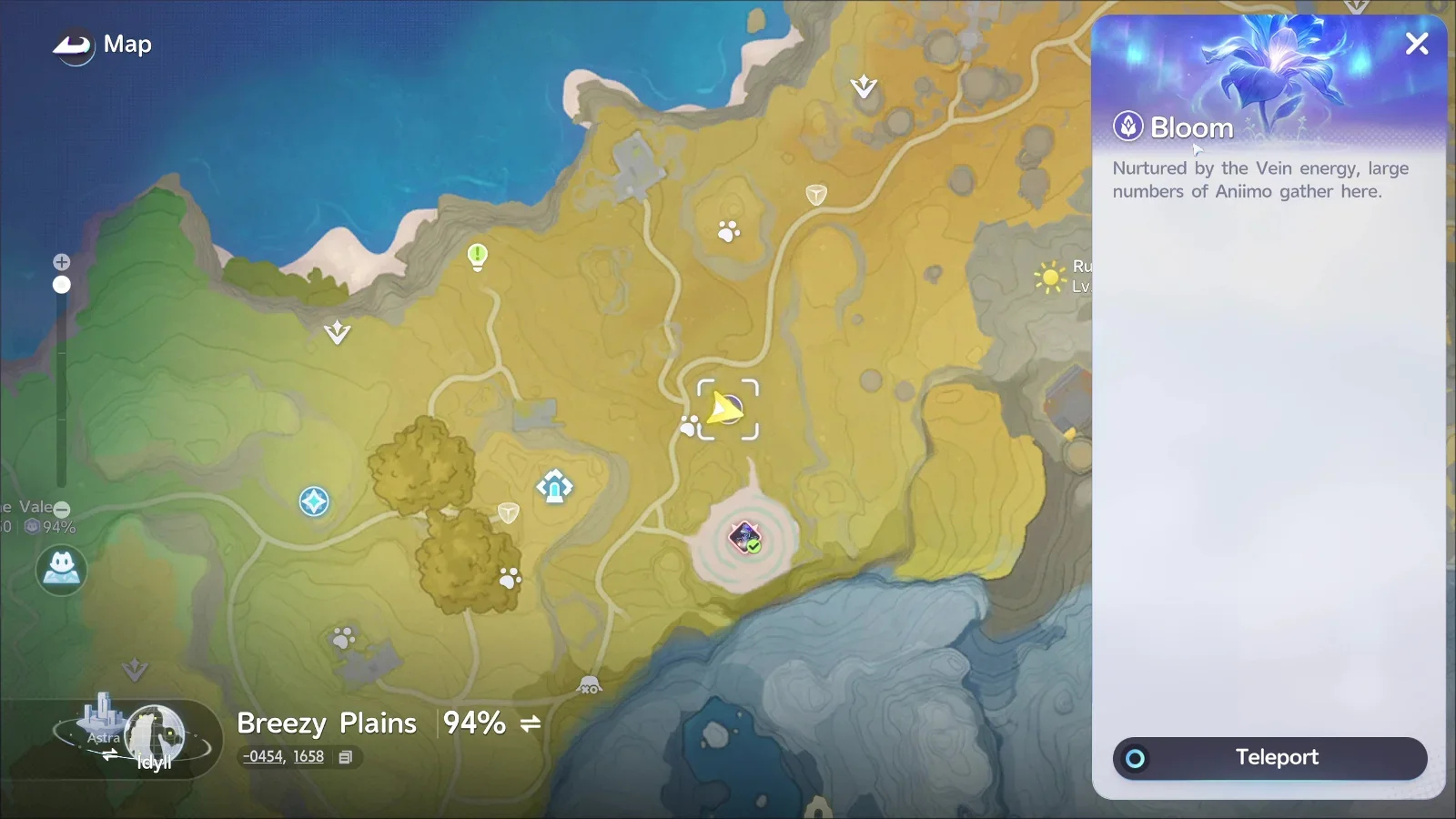 Map location — Russet Highlands Bloom Branch location.
