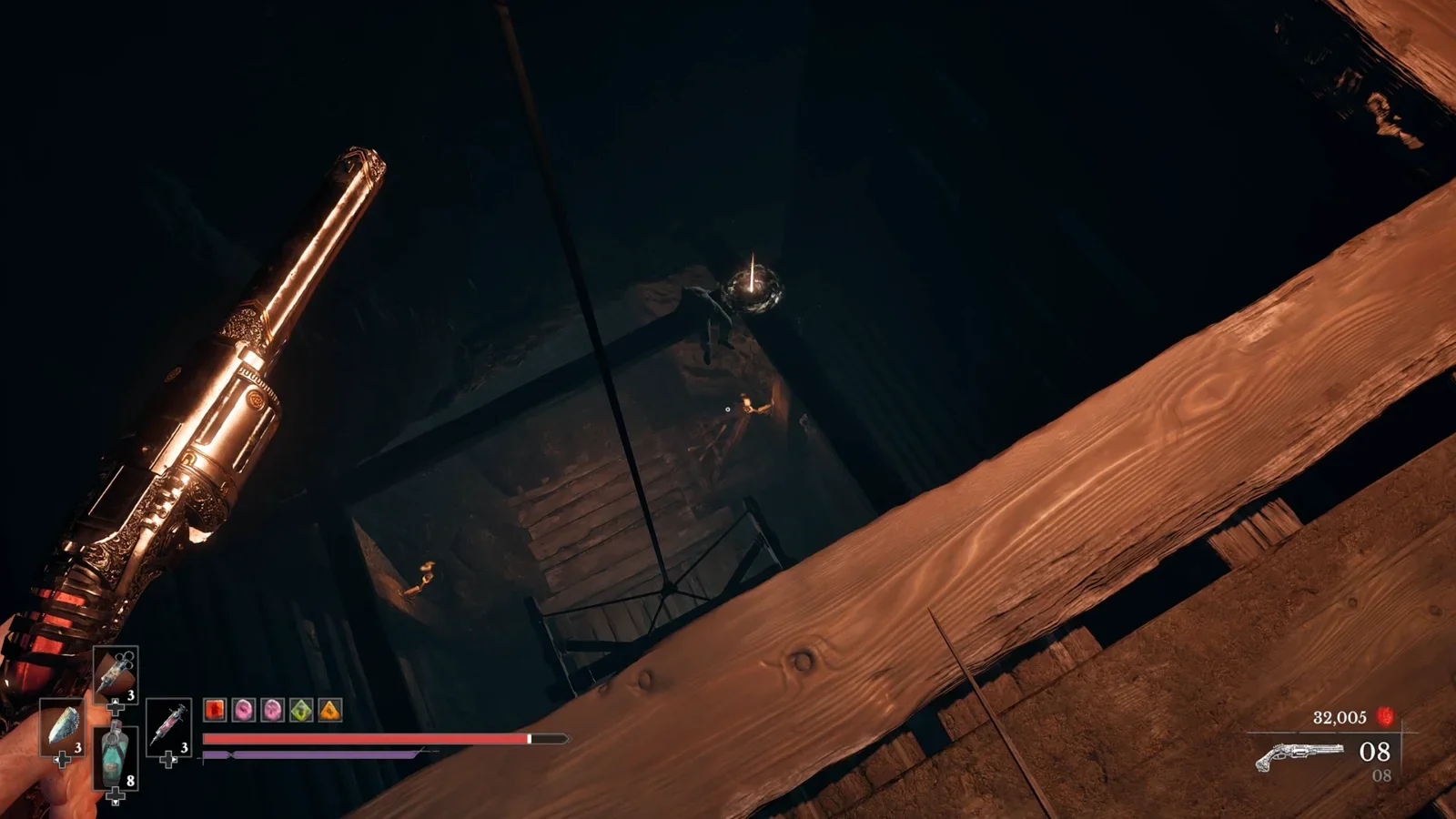 Mining Shaft Key: Shortcut lift near the Lantern