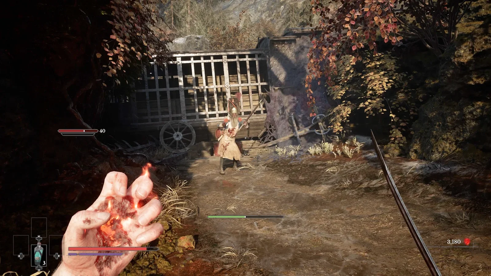 Chest Location: Behind the enemy.