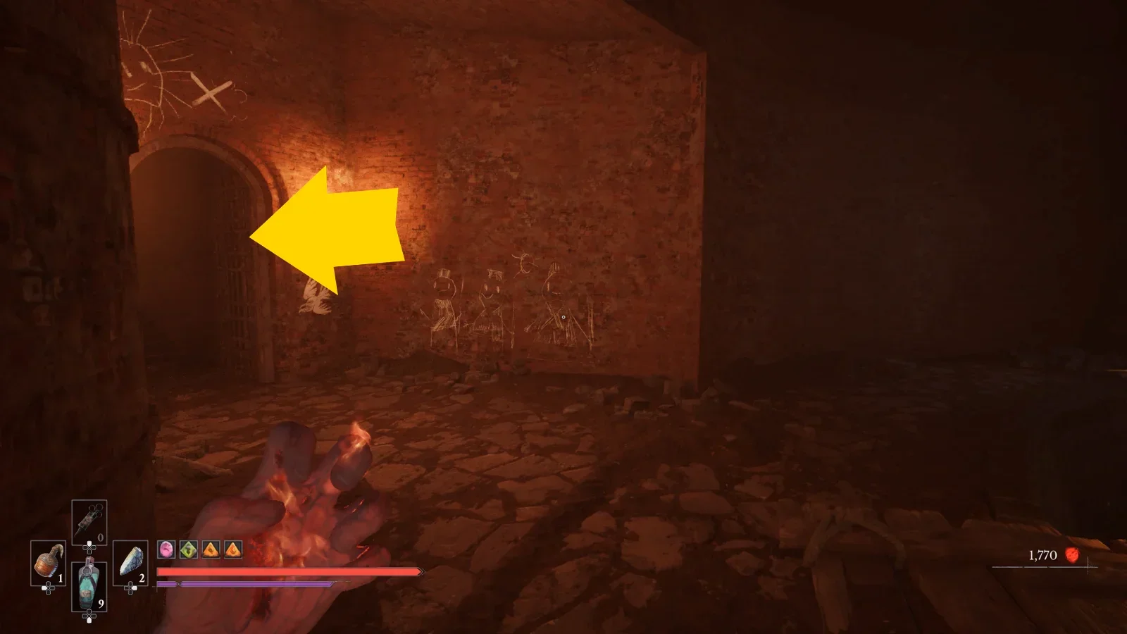 Closest Lantern: Sewers