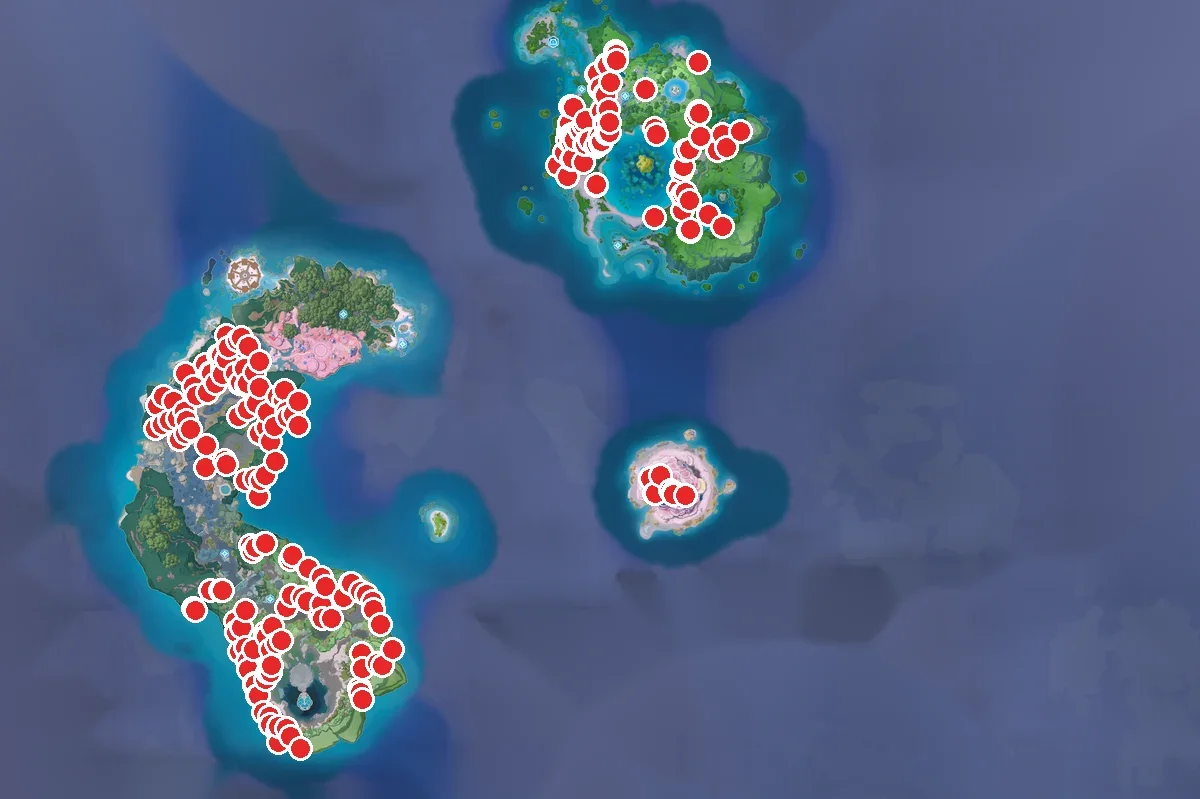 Map of Hypnowl spawn spots