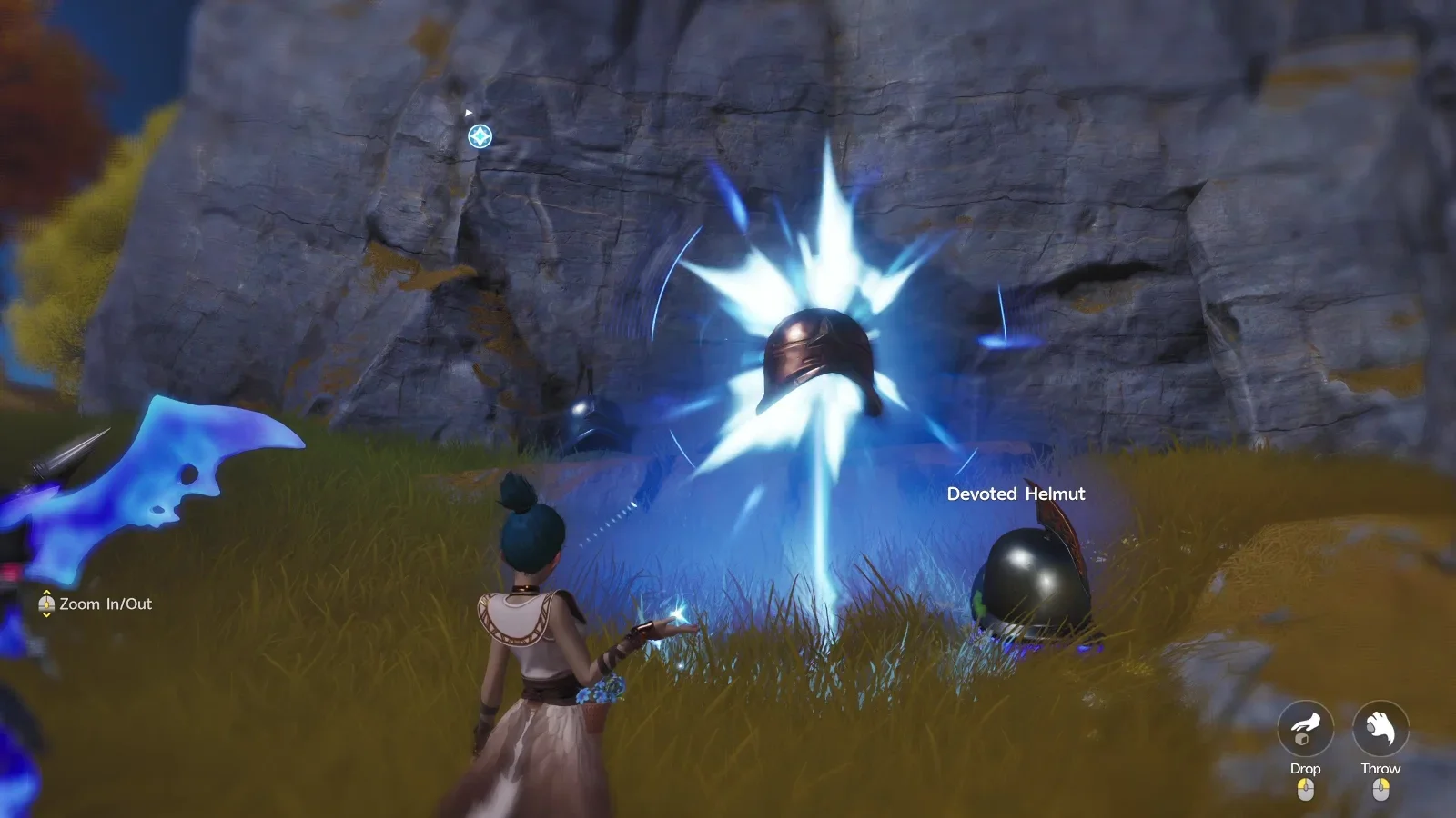 Secret of The Golden Helmet — Use Gravity Pull Skill to steal the Helmet.