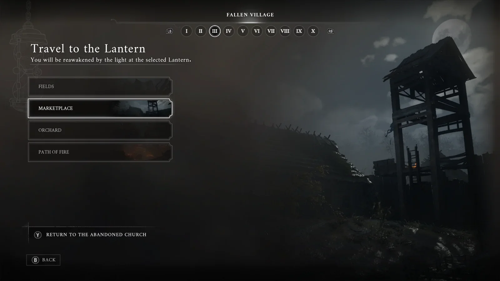 Closest Lantern: Marketplace