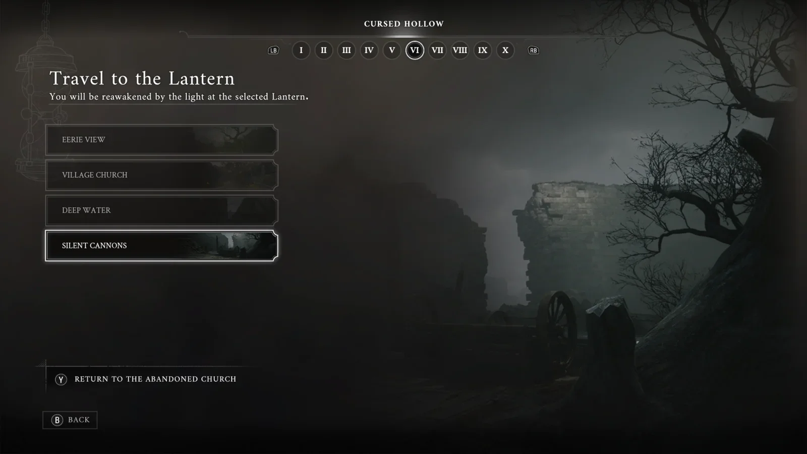 Closest Lantern: Silent Cannons