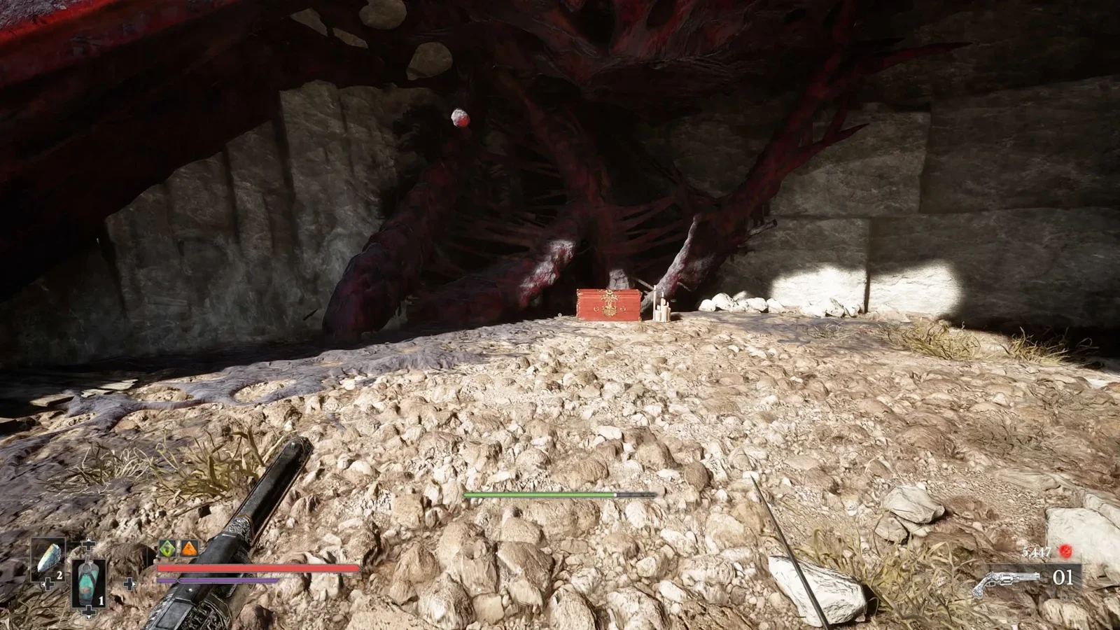 Chest Location: At the very top, guarded by a big enemy.