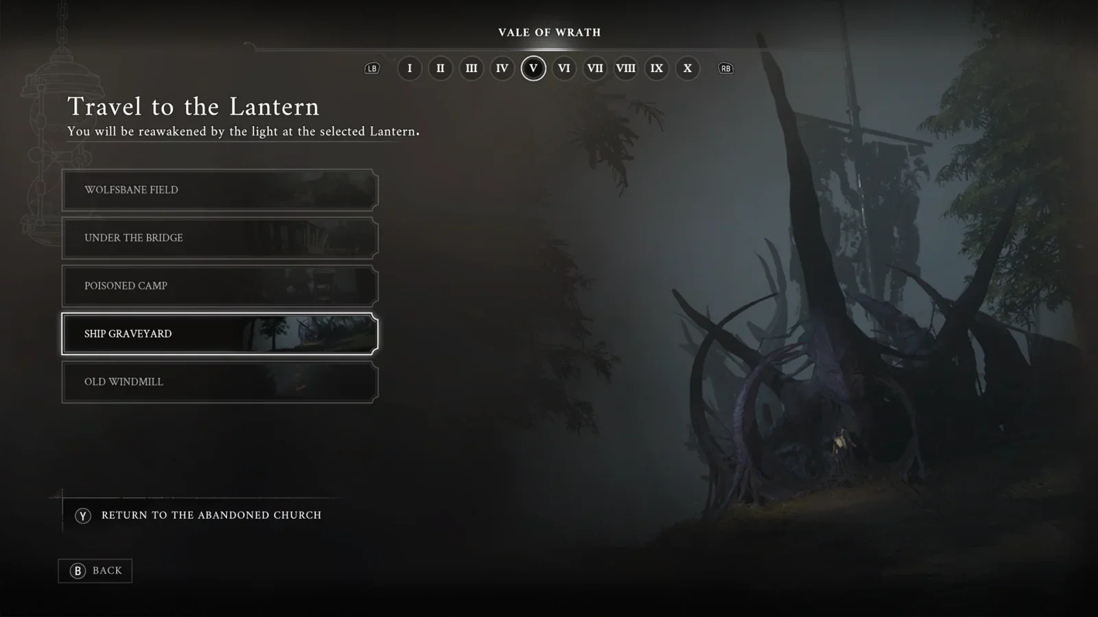 Closest Lantern: Ship Graveyard