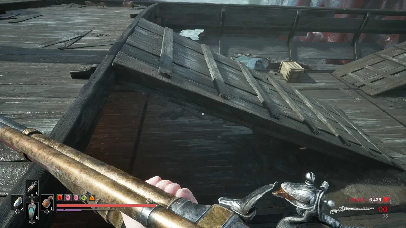Chest Location: Hidden below the wooden ramp.