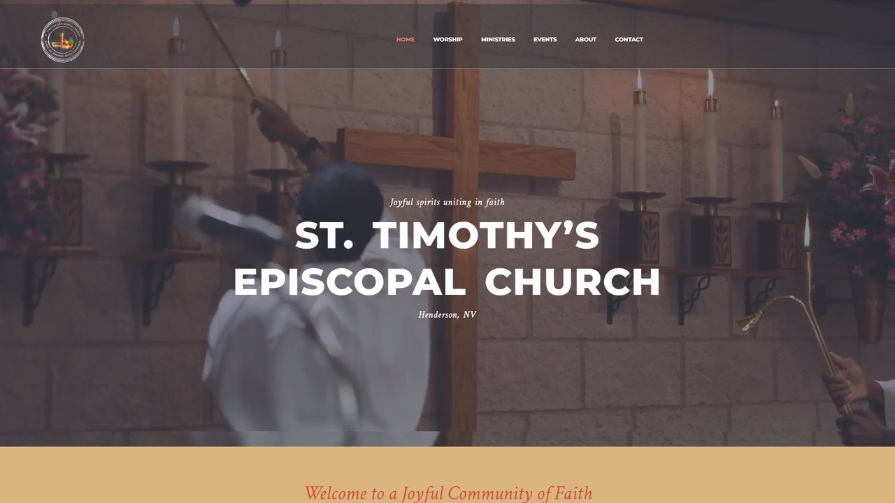 Original St. Timothy's home page