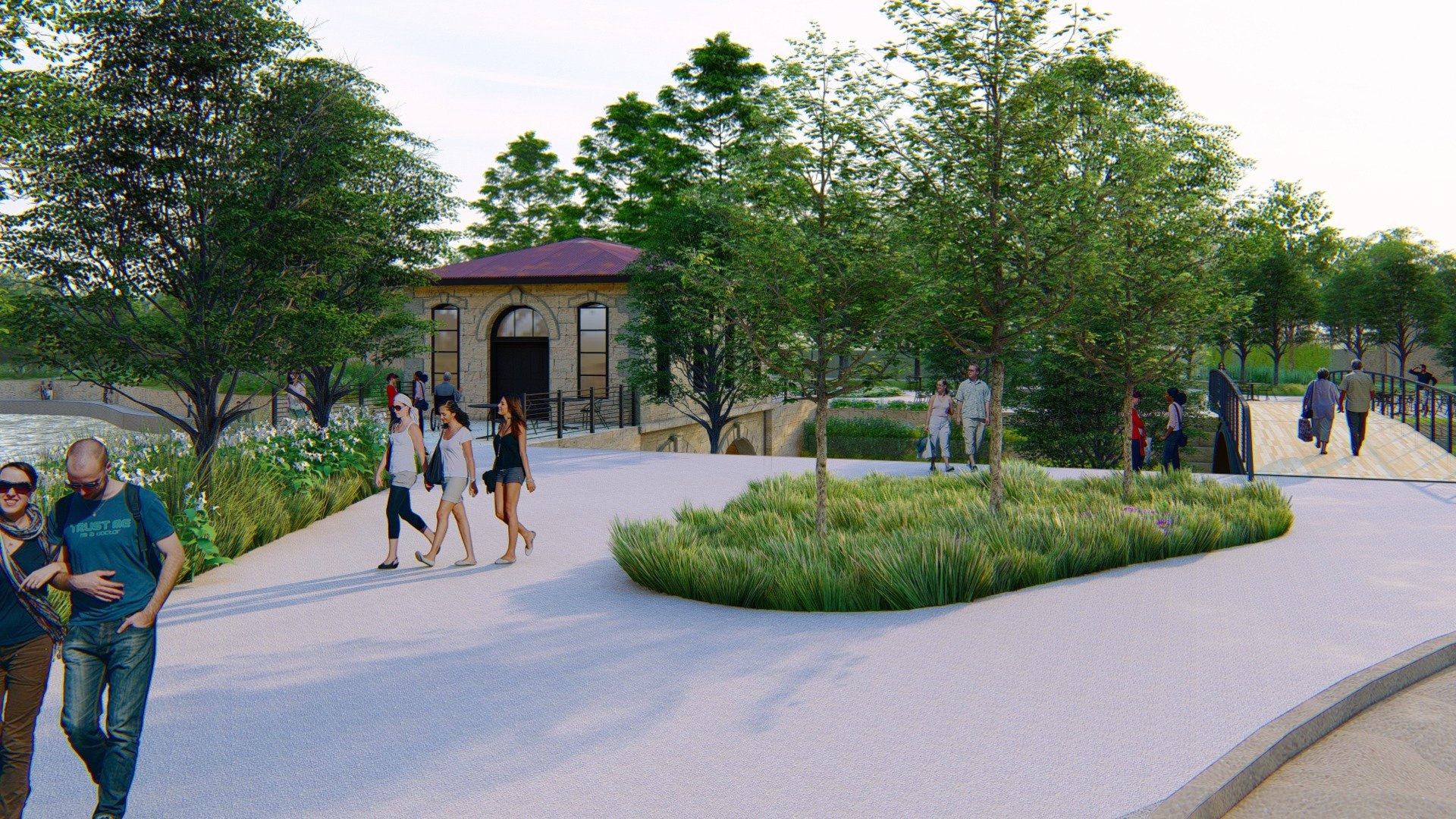 Proposed Pump House Arrival Plaza