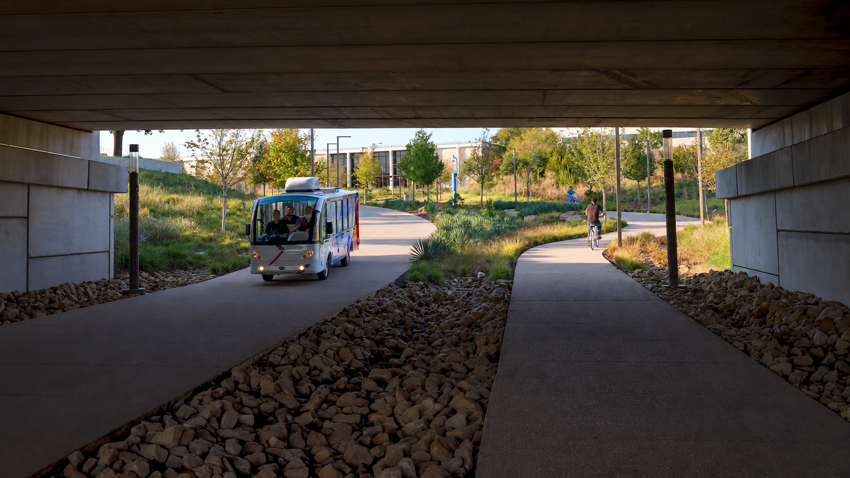 Shuttle and Cycle Route
