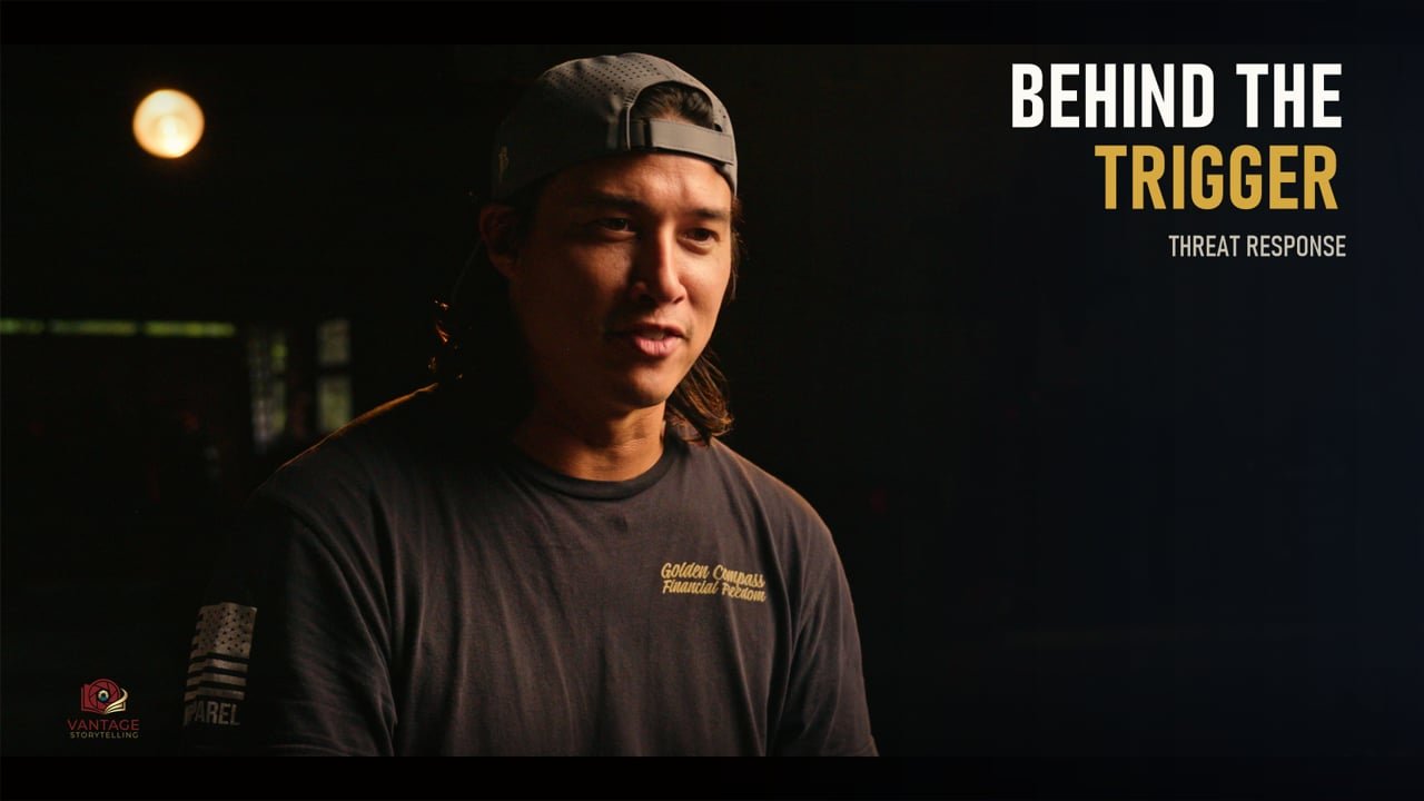 Threat Response — Behind the Trigger, Jay Ly feature title card
