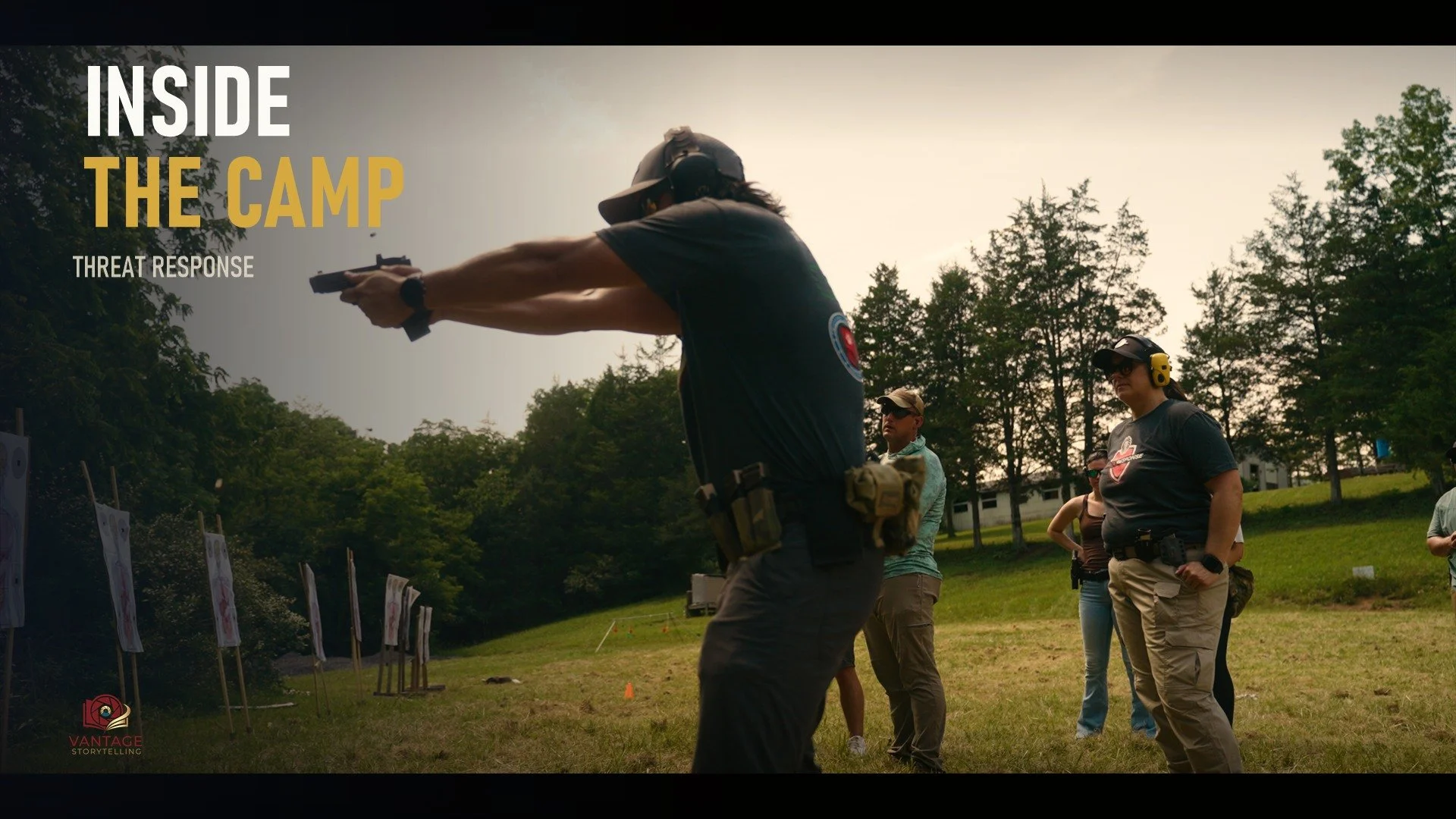 Threat Response — Inside the Camp, defensive tactics camp brand film title card