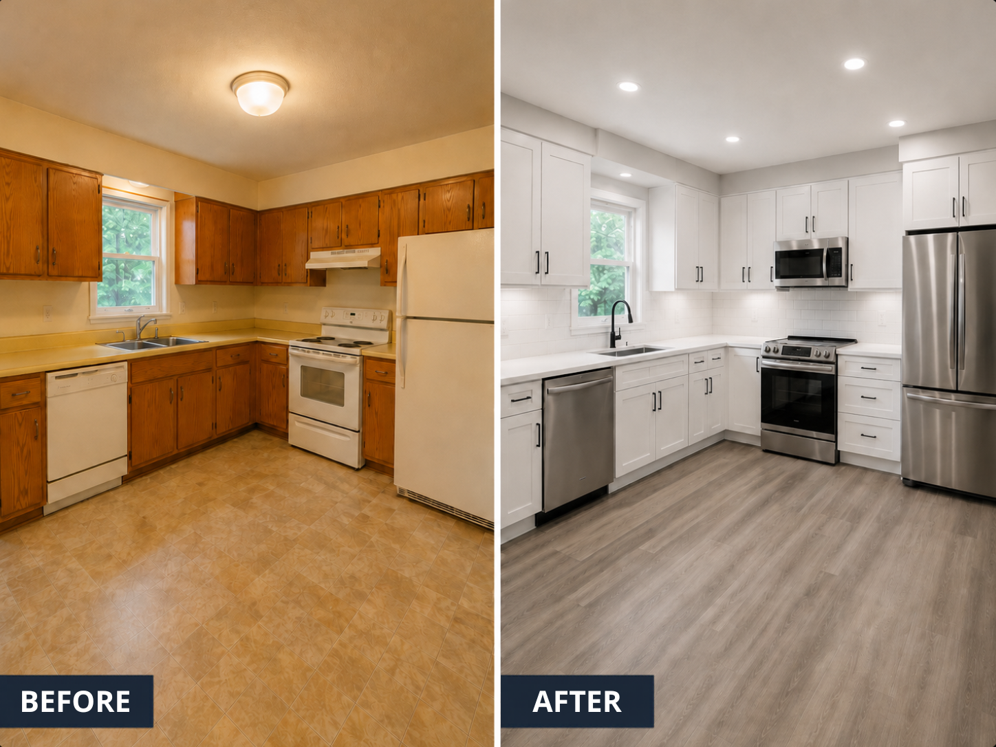 San Diego kitchen remodel construction project by L & O Builders