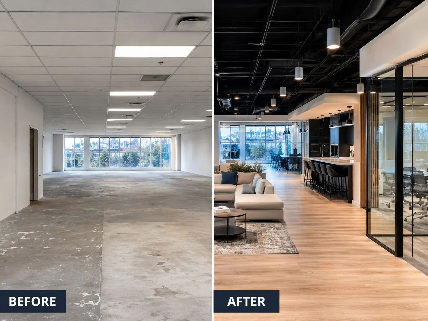 San Diego commercial office design and build-out project by L & O Builders