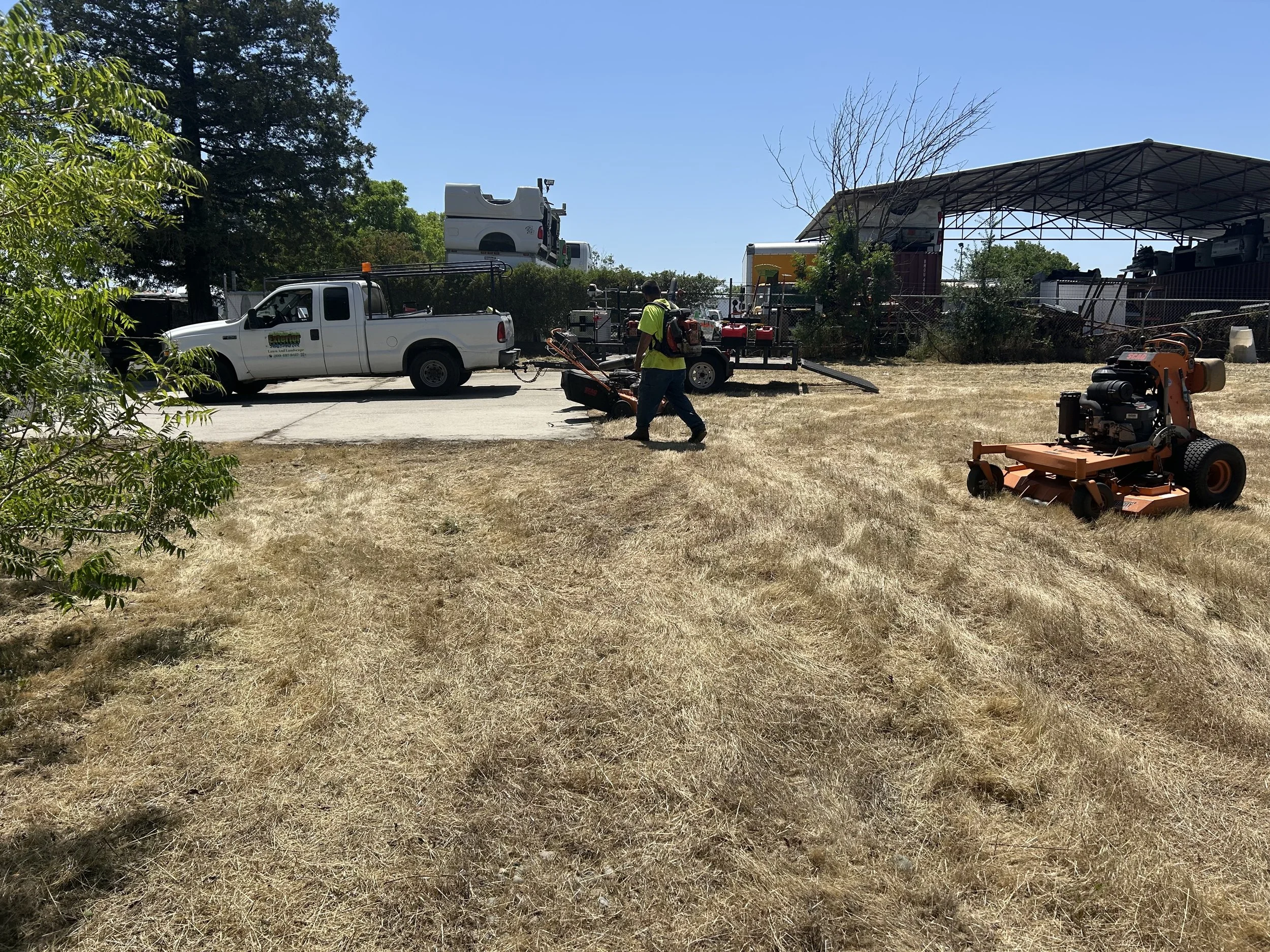 Residential landscaping project Modesto CA