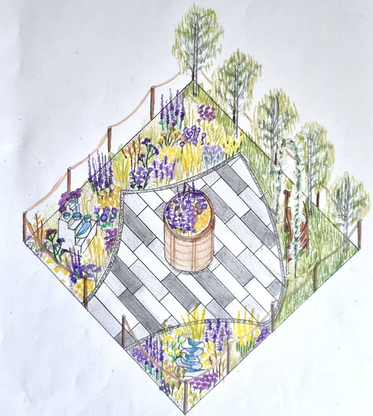 Sensed Not Seen garden artist impression