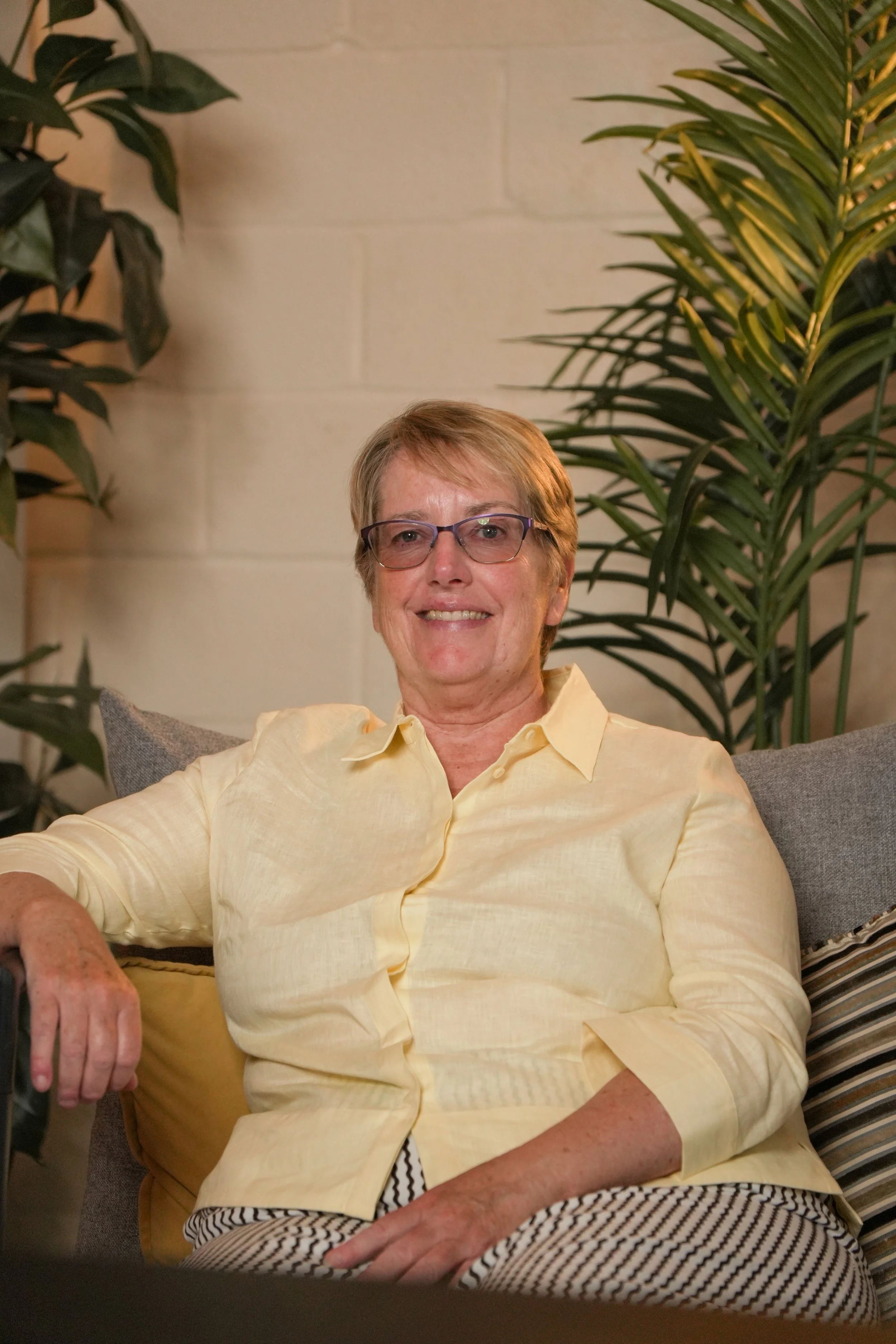 Sharon Foulston with community
