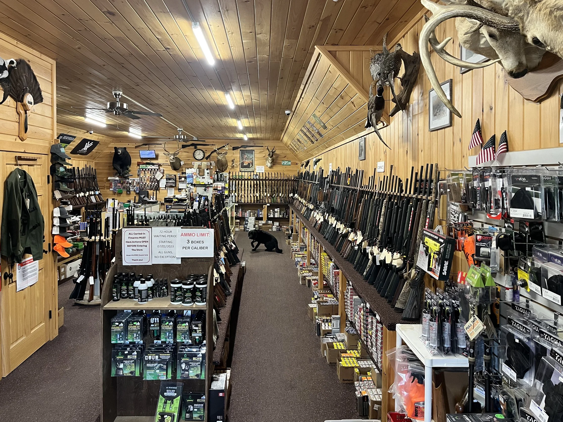 The Gun Shop VT firearm inventory photo