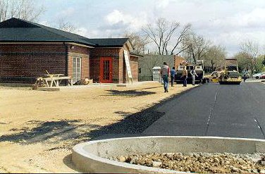 Ving Tsun Museum building during construction in Dayton, Ohio