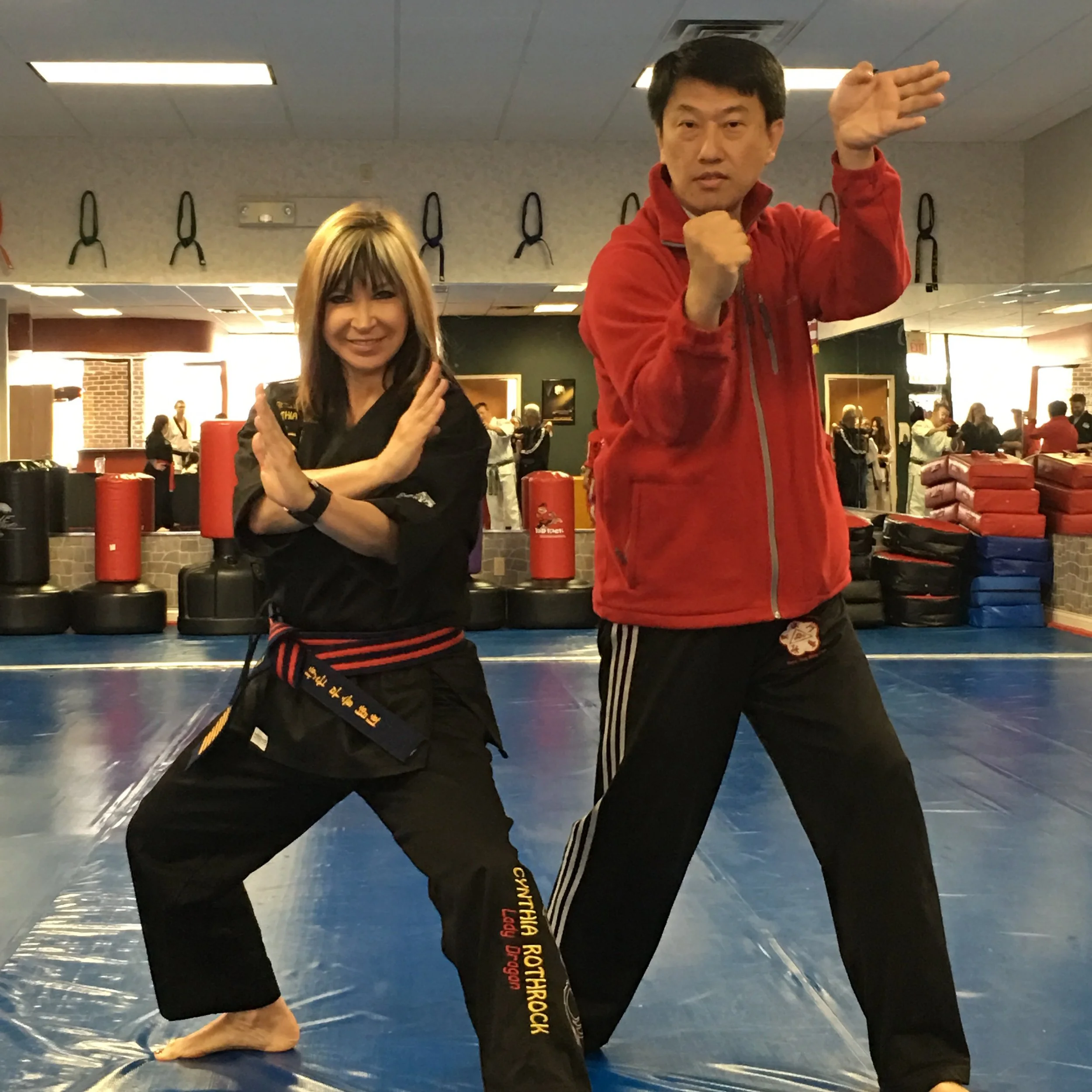 GM Meng was a teammate with Cynthia Rothrock. They were the first Wushu team from the USA to visit Northern Shaolin when it was open to the international community in 1983.