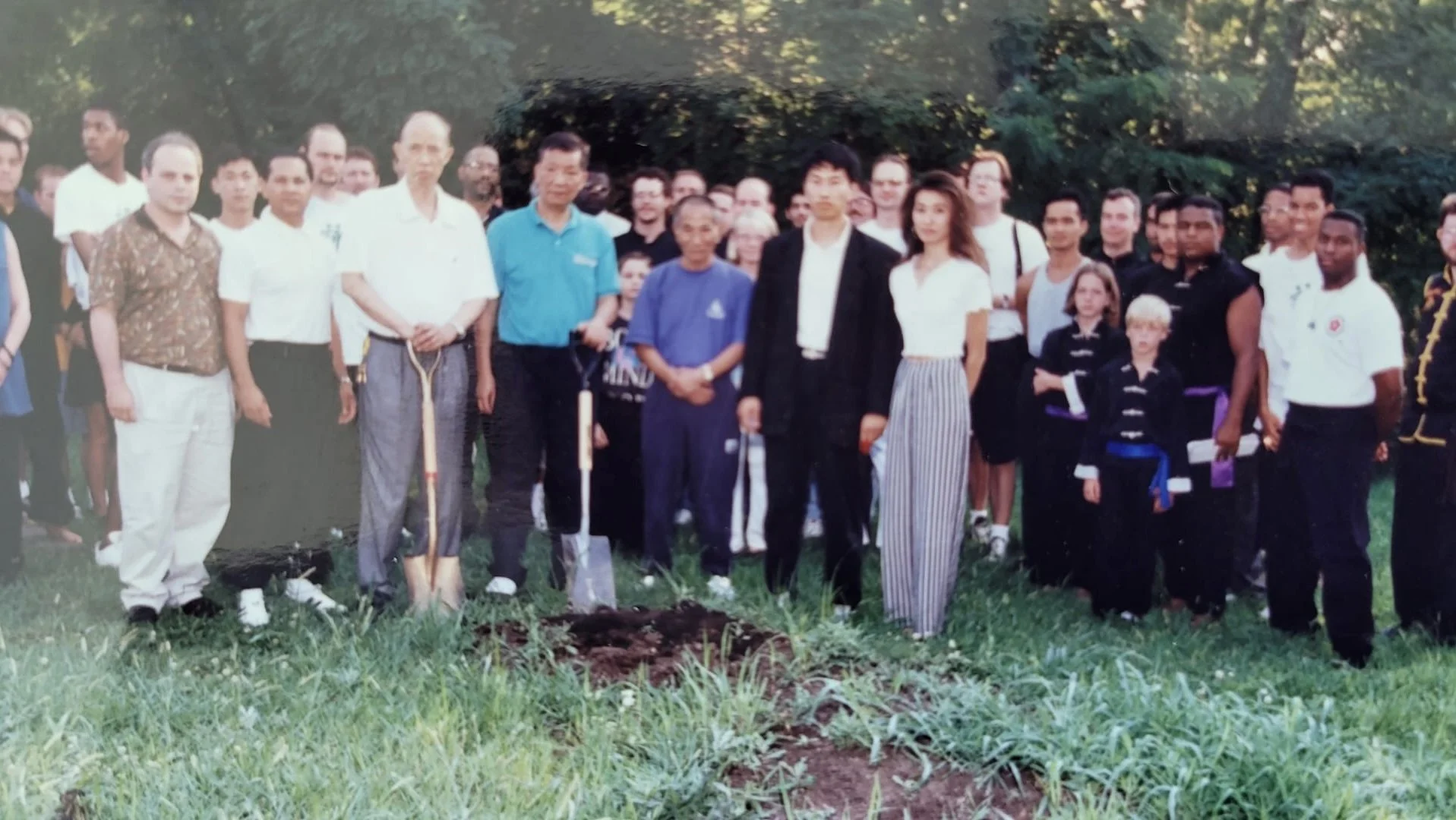 1995 Groundbreaking ceremony of the first Wing Chun Museum in the world.