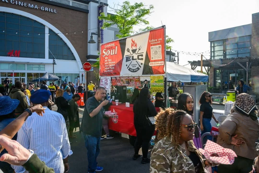 ELC booth and the line at an event