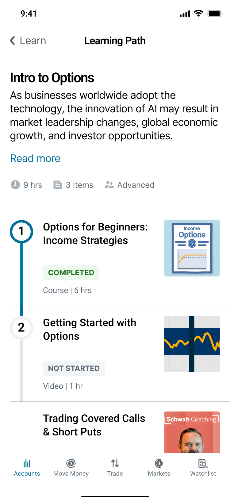 Schwab iOS