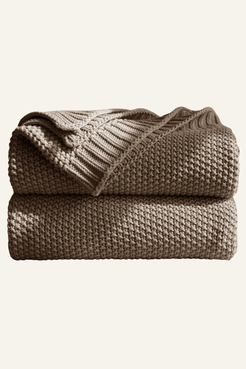 100% Cotton Throw Blanket