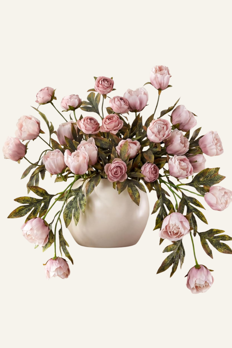 Faux Peony Stems