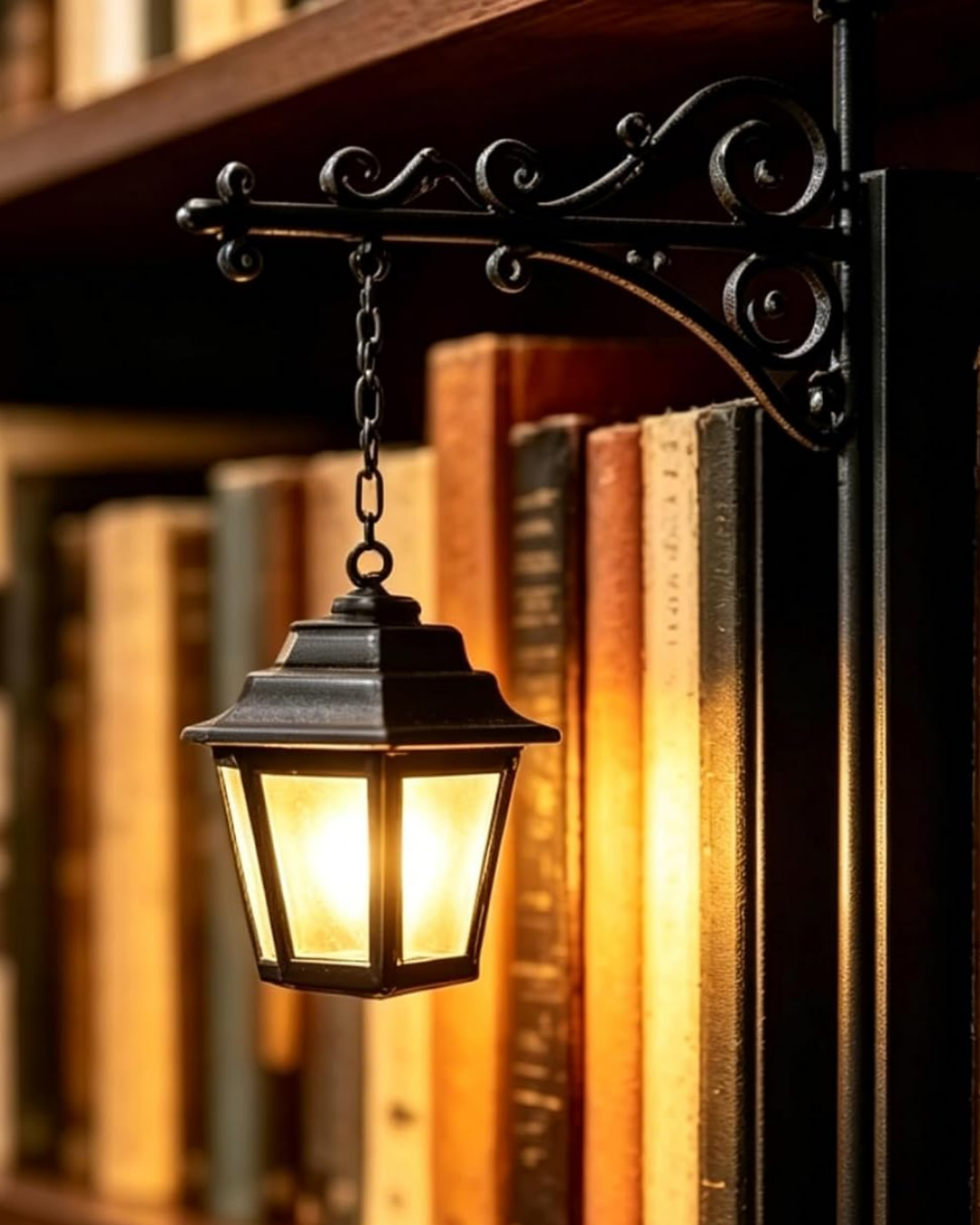 Mini Bookshelf Lamp