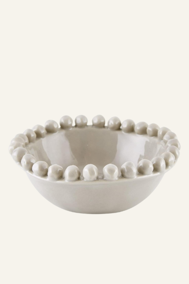 Beaded Ceramic Bowl