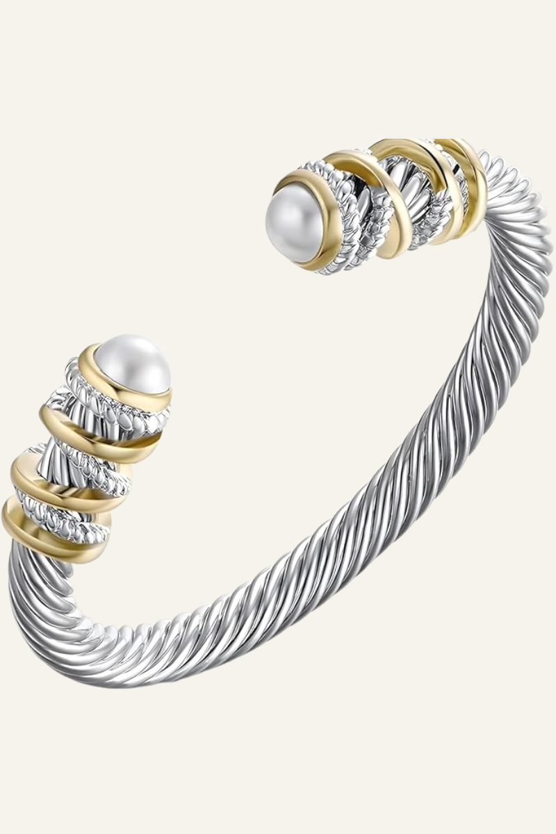 Twisted Cable Bangle Bracelet