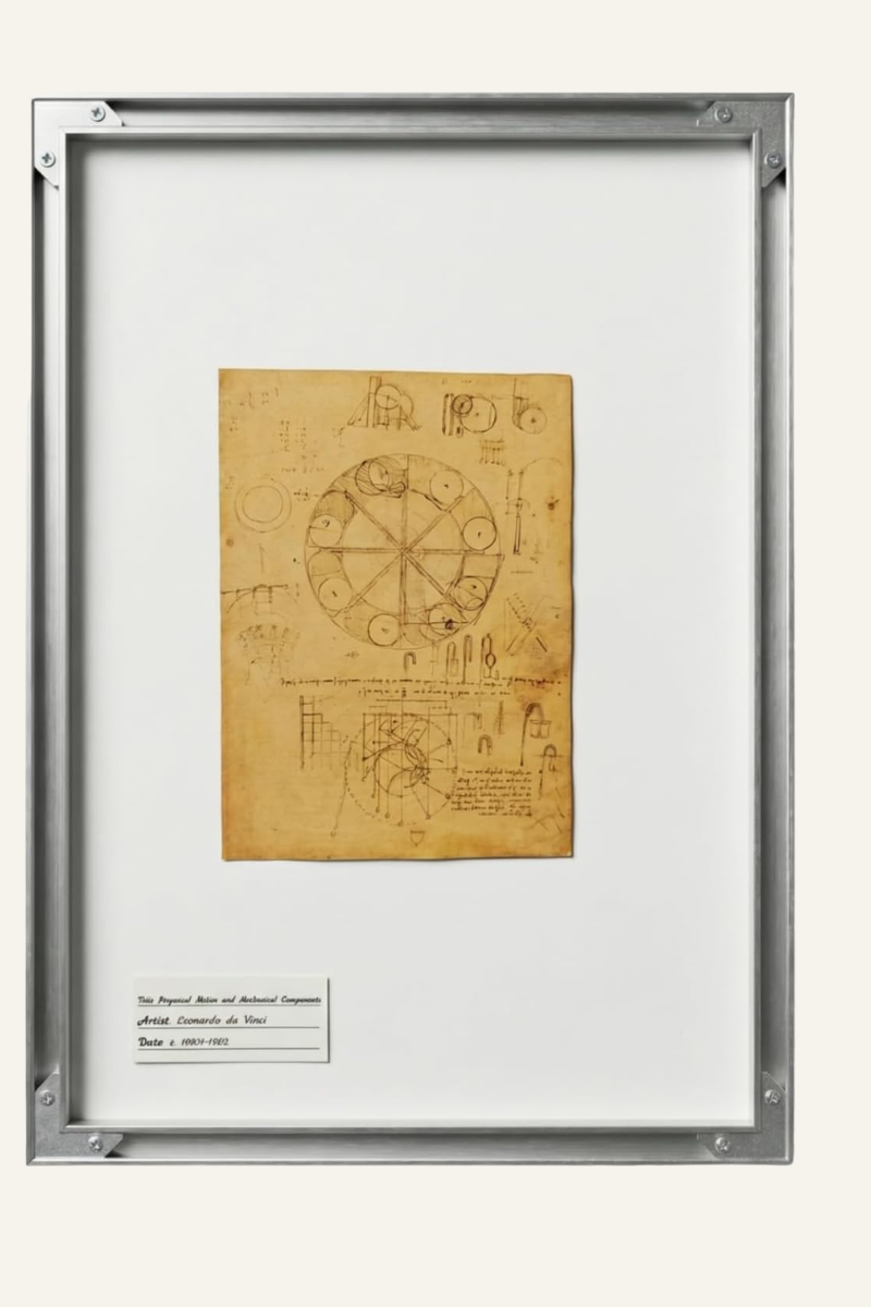 Da Vinci Perpetual Motion Framed Wall Art