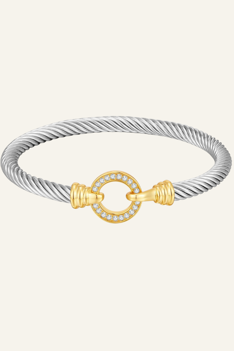 Twisted Cable Wire Cuff Bracelets