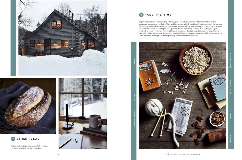 Magnolia Journal lifestyle feature spread