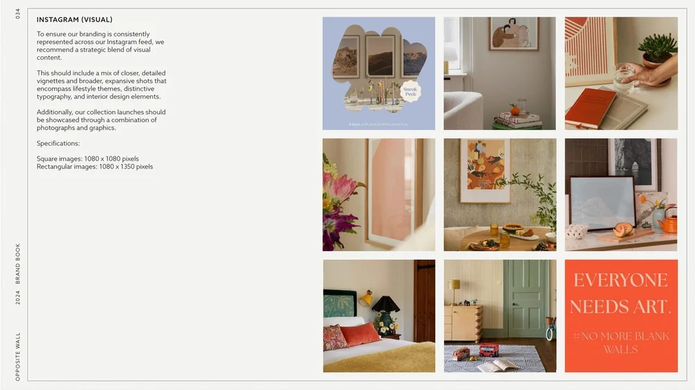 Opposite Wall brand imagery