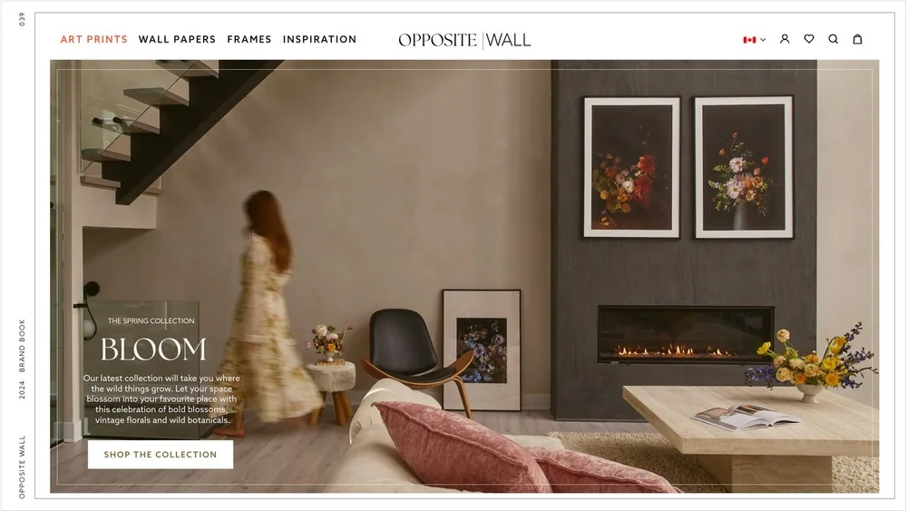Opposite Wall rebrand website