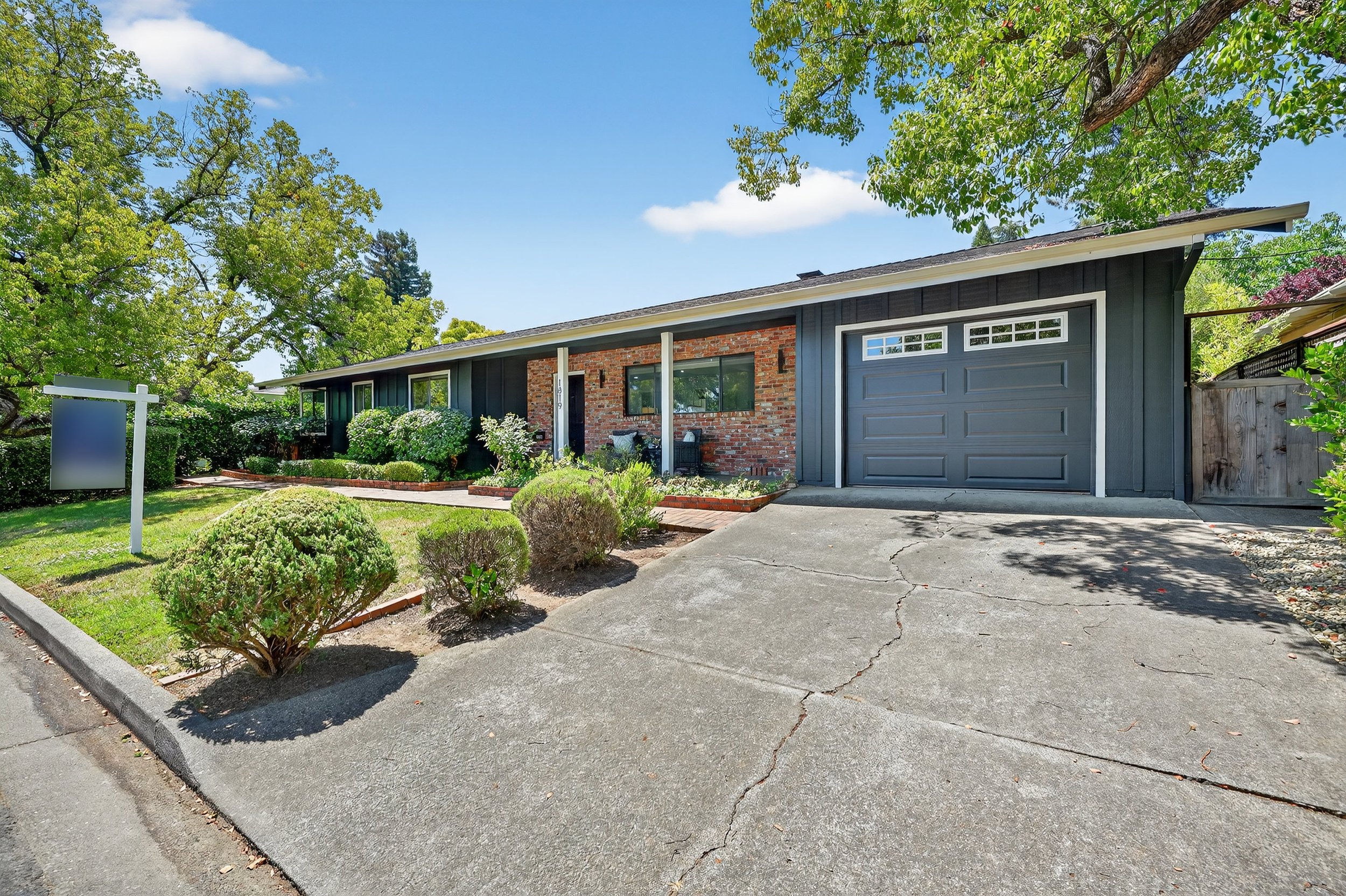 The front of 1819 Spring Mountain Court in St. Helena