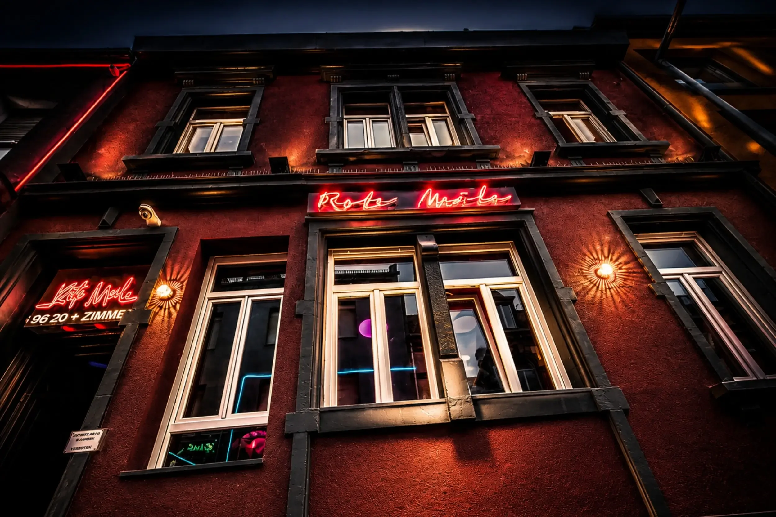 Rote Meile Mannheim in der Lupinenstraße