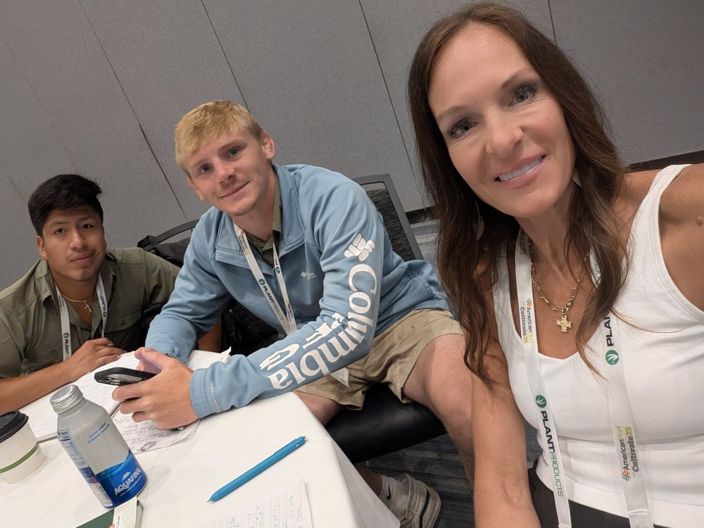 Jerry IV, David and Rachel in the classroom at Cultivate, developing our growing skills