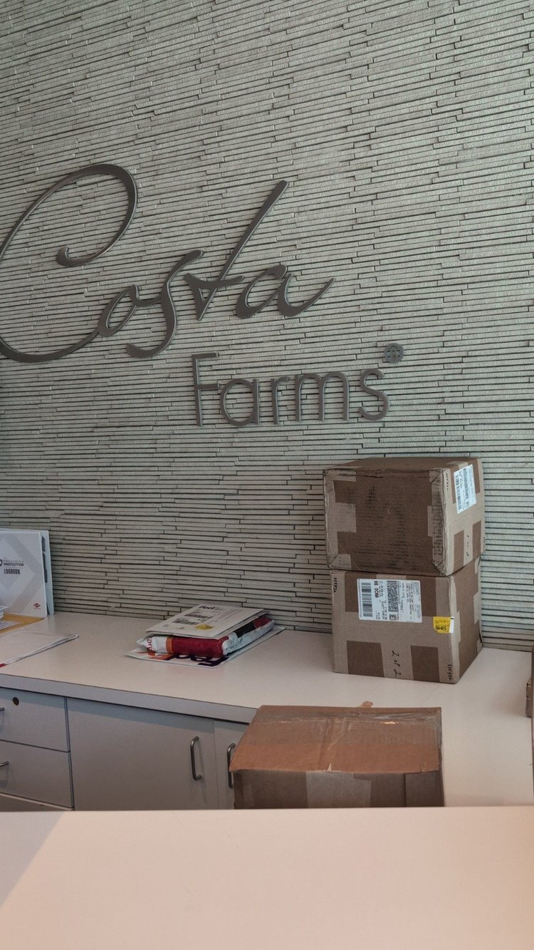 Costa Farms lettering at the grower’s offices