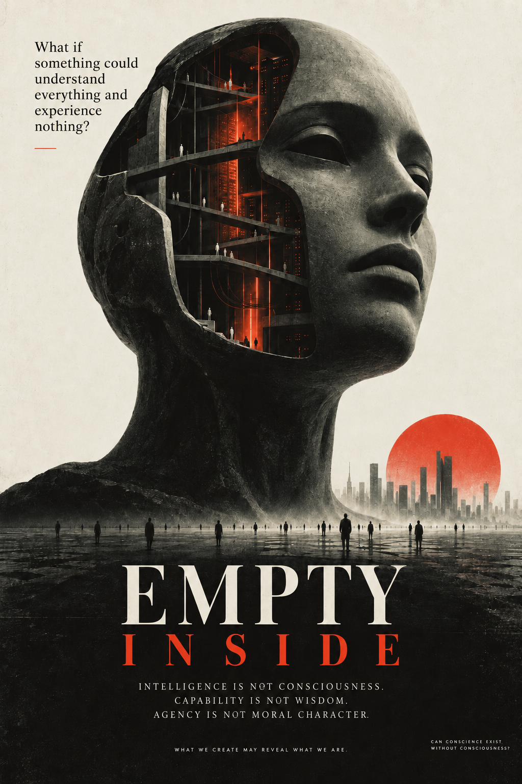 Empty Inside — a visual essay on AI, consciousness, and moral character