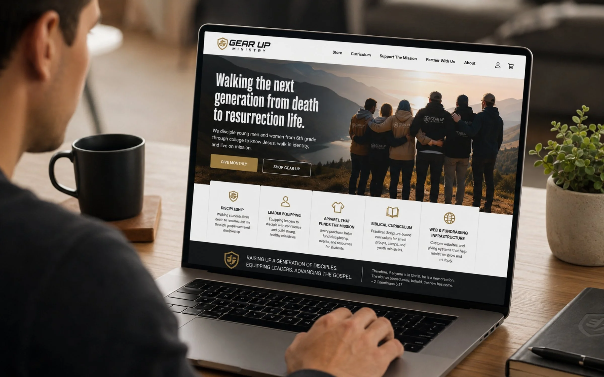 Web services example for Gear Up Ministry