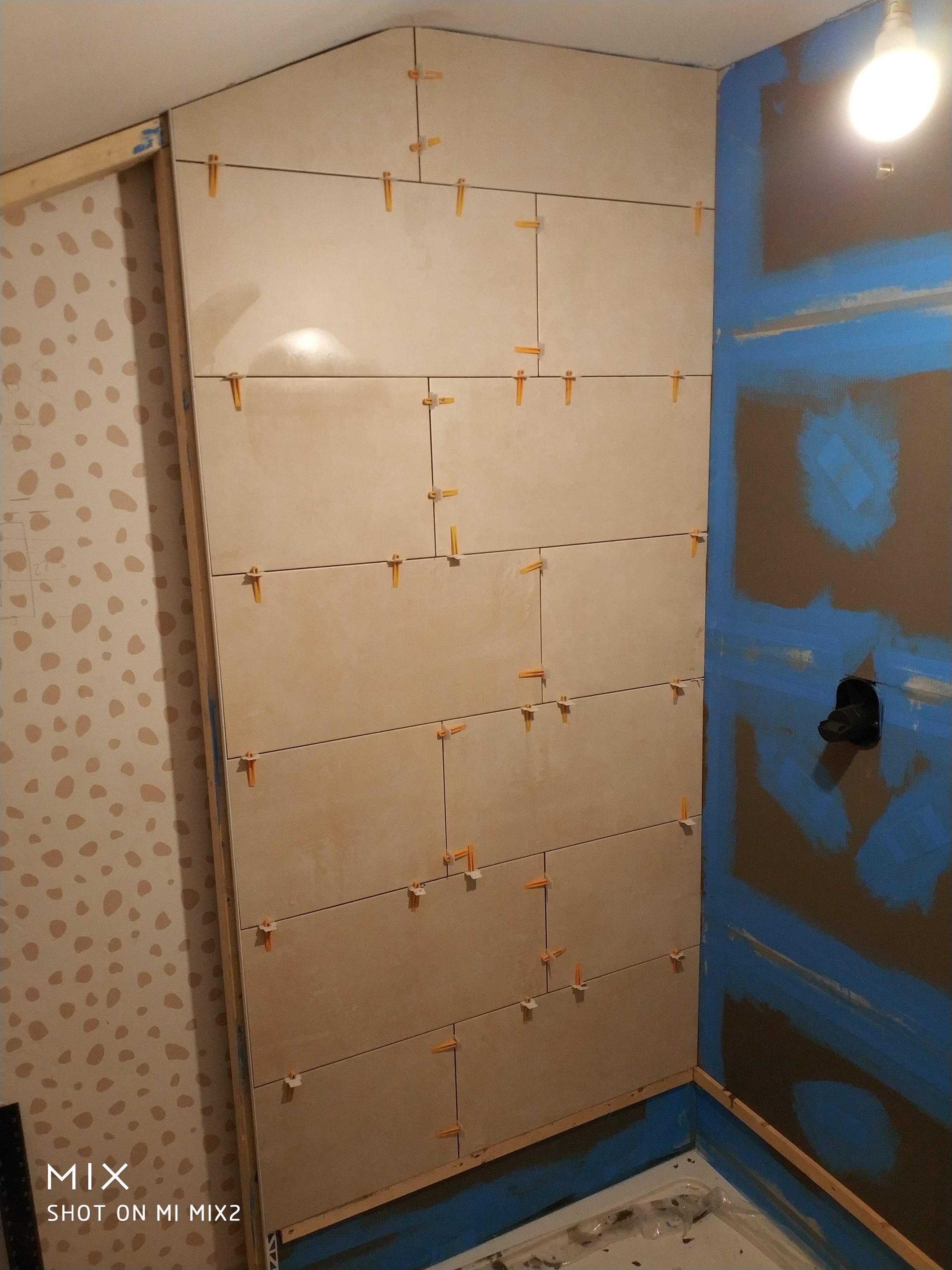 Bathroom during renovation