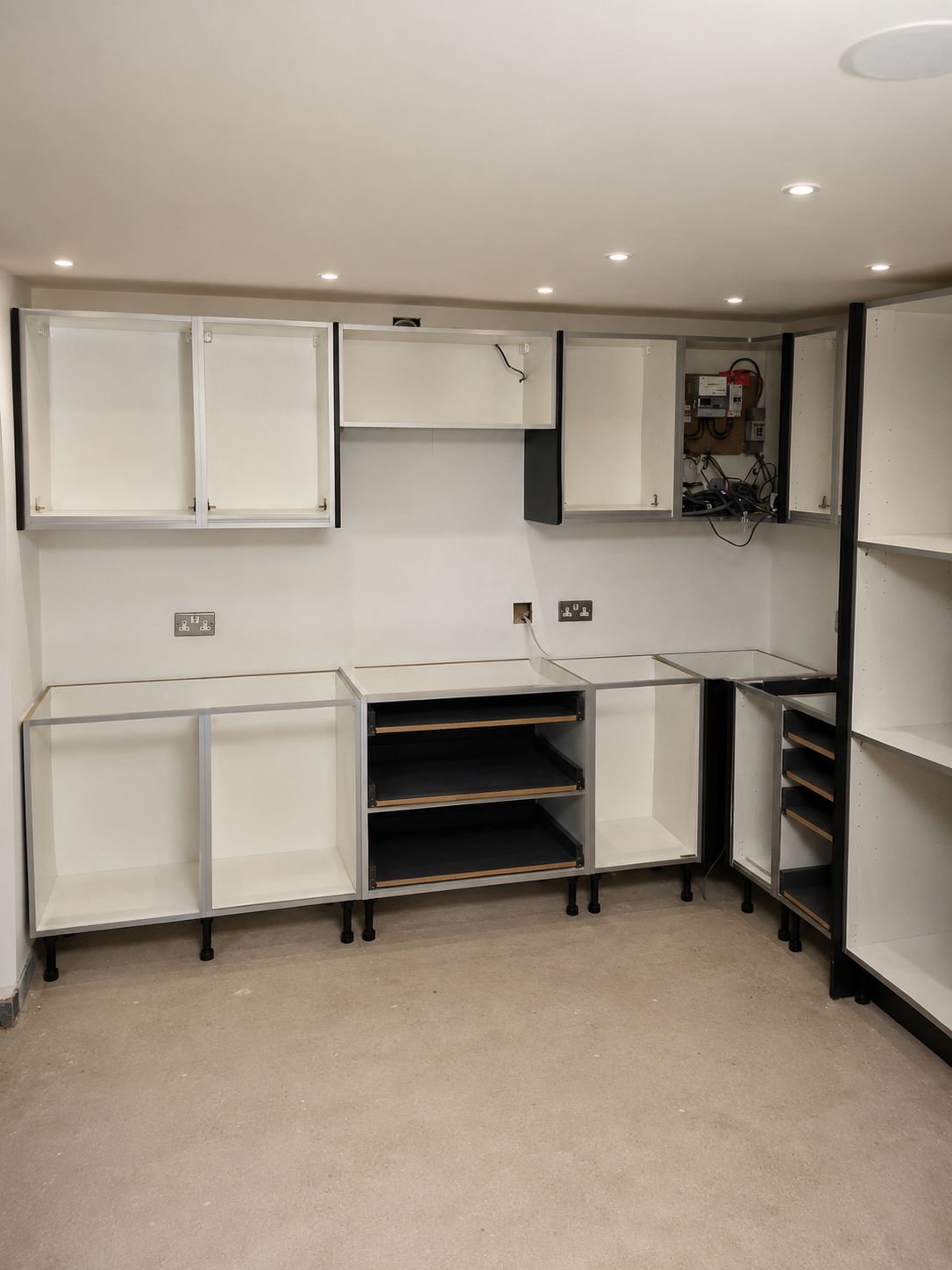 Kitchen during renovation