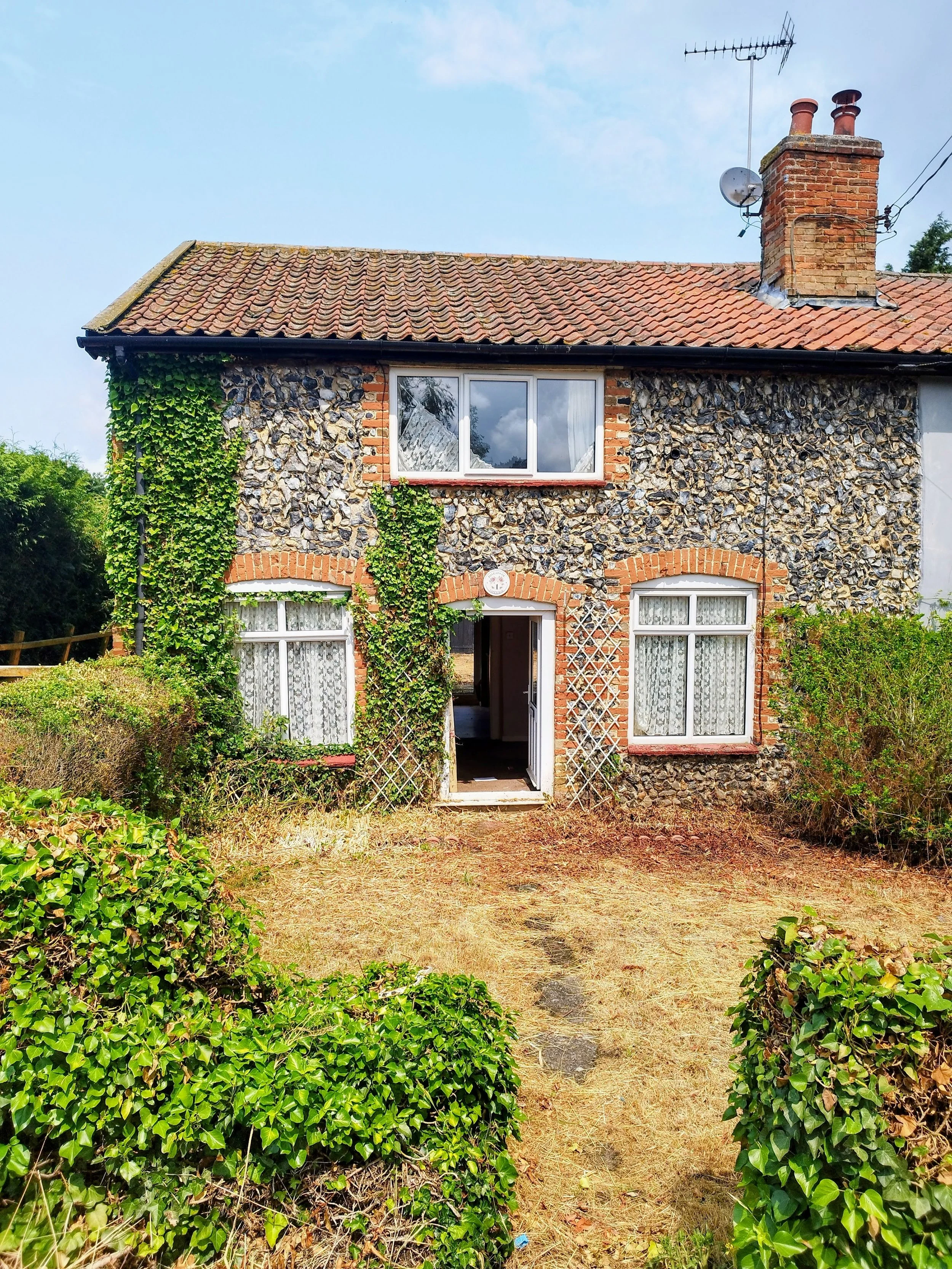 Suffolk cottage before renovation
