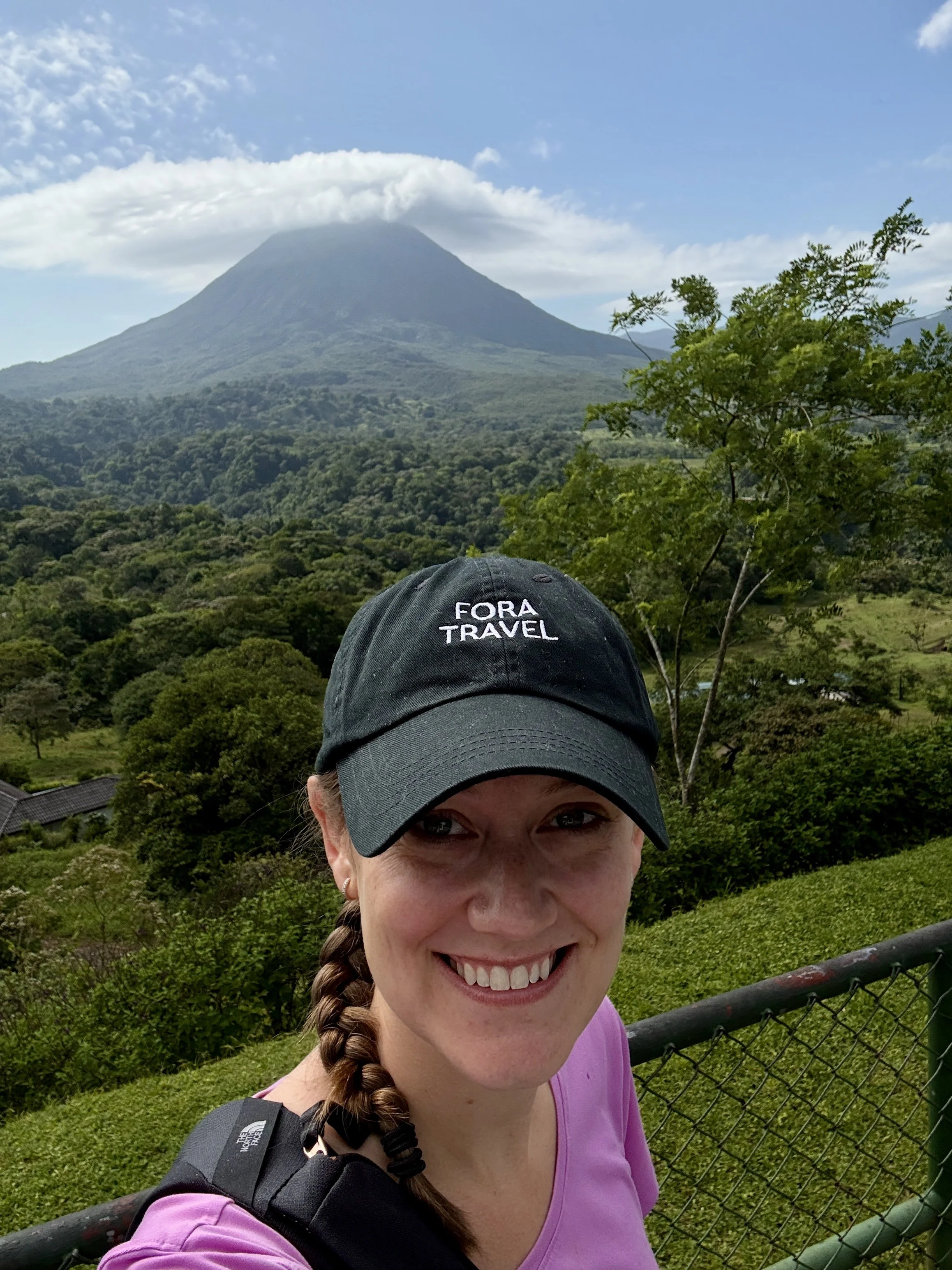 Emily Bennett at Arenal Volcano Costa Rica