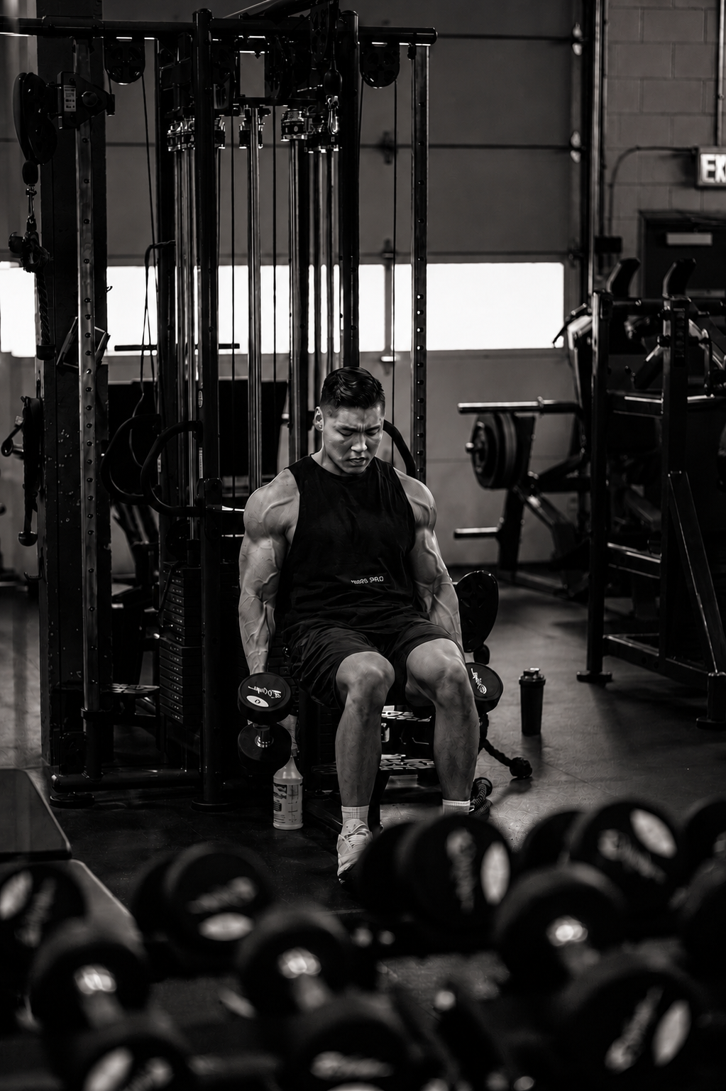 Zorig Bayar drawing on his strength-training experience