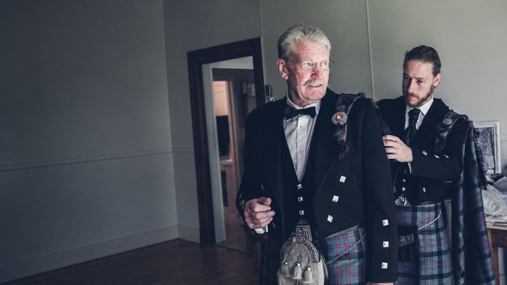 Father and son together representing long-term health and chronic disease prevention for men